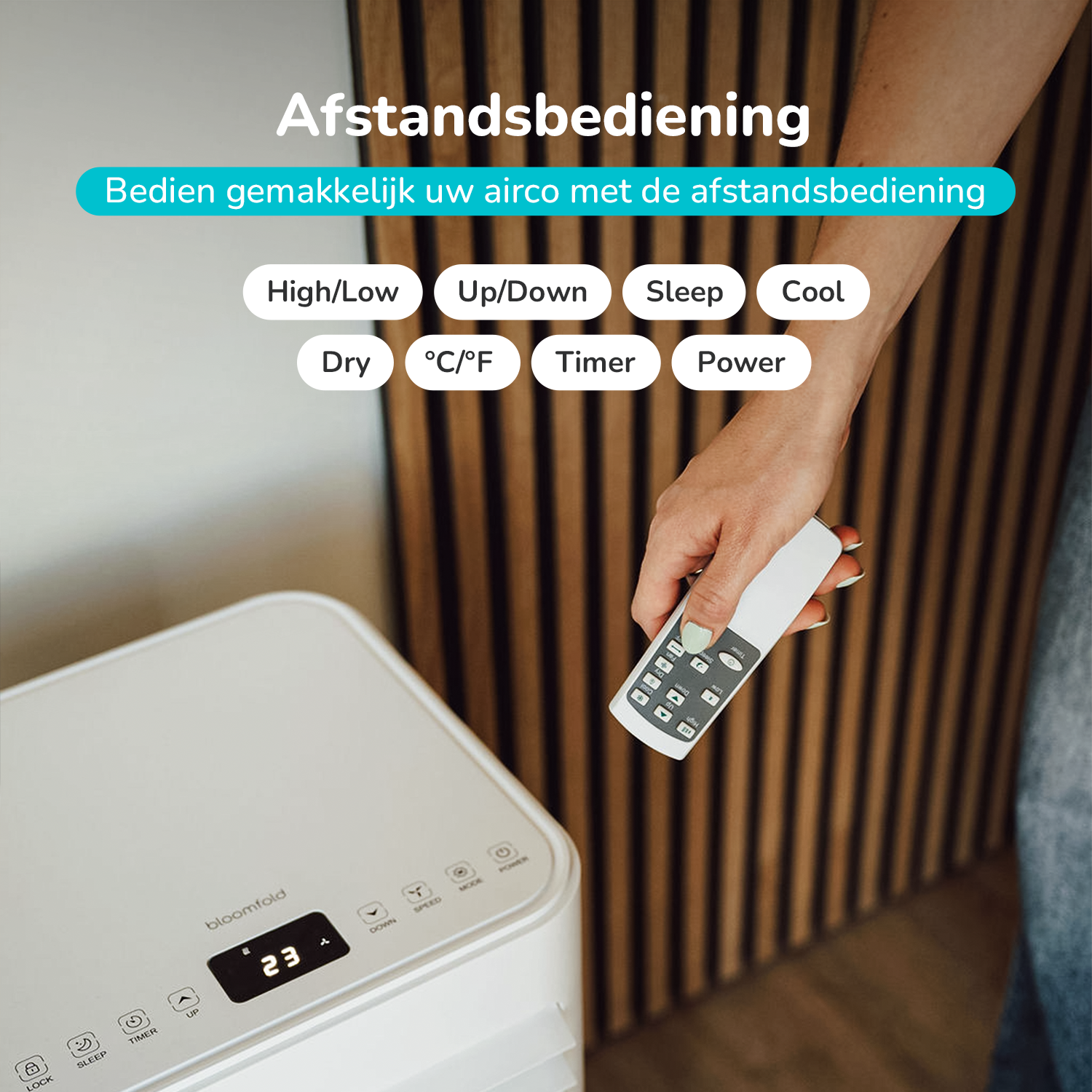 Flujo de aire acondicionado móvil - 9,000 BTU
