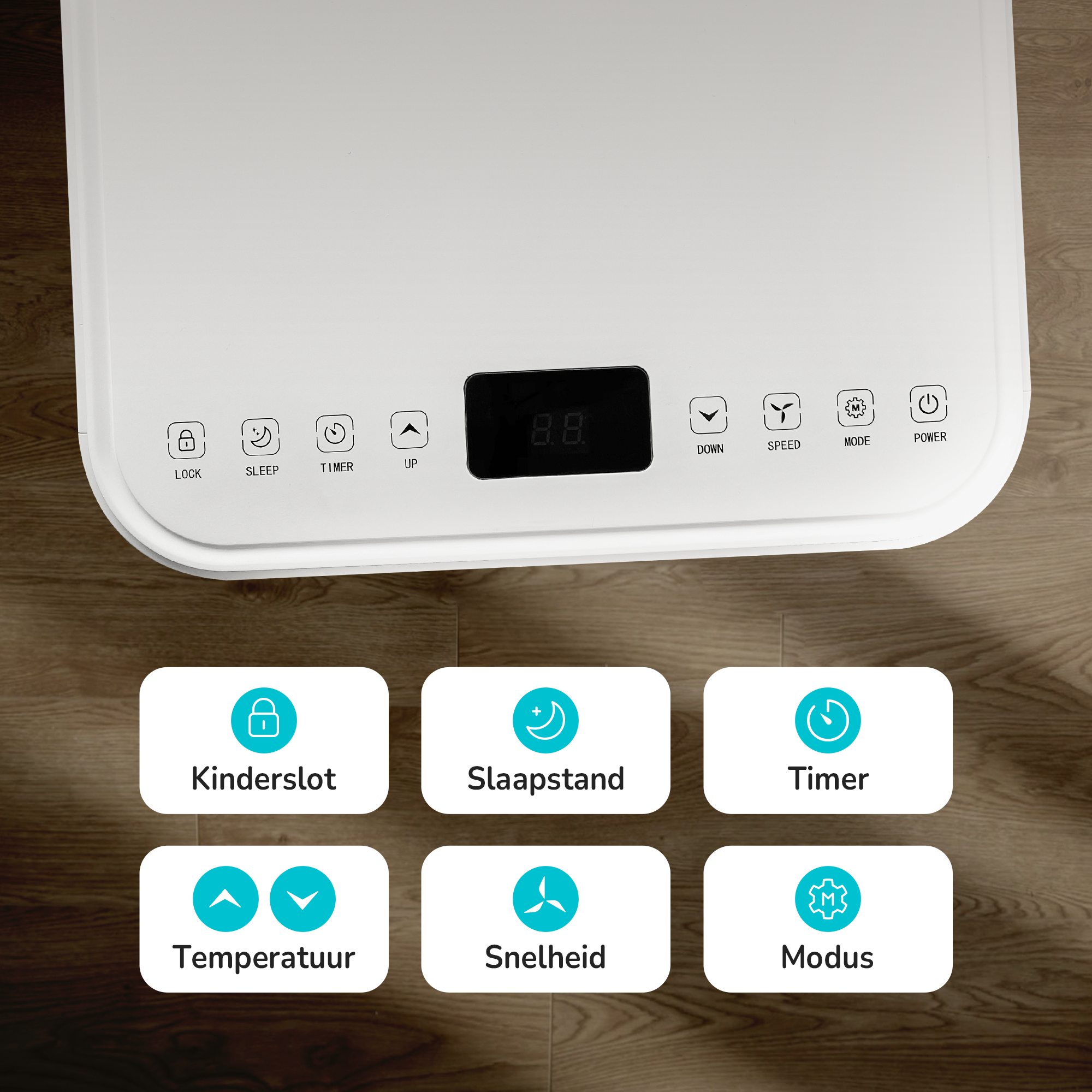 Flujo de aire acondicionado móvil - 9,000 BTU