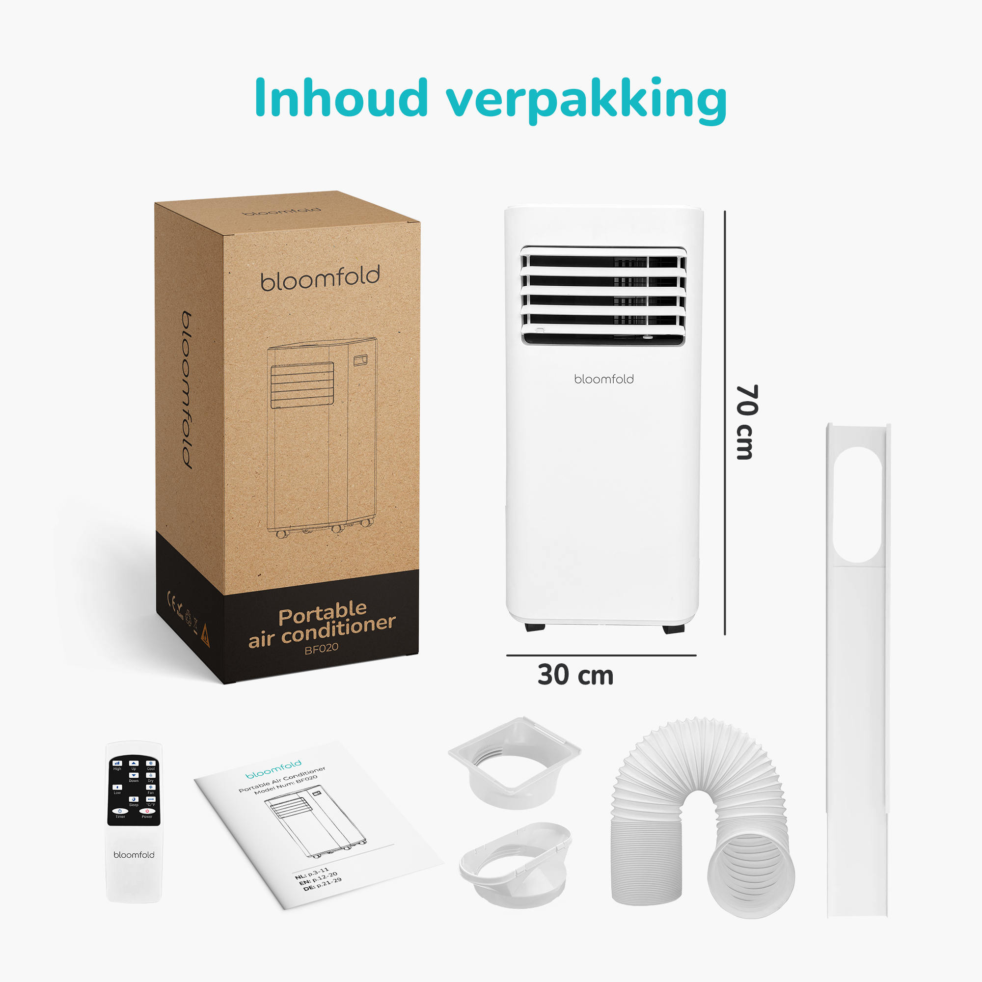 Flujo de aire acondicionado móvil - 9,000 BTU