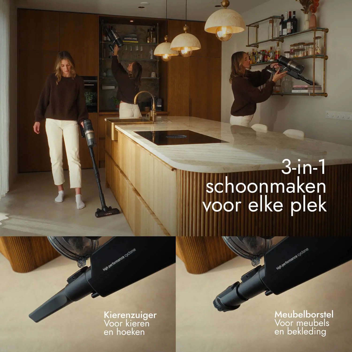 Steelstofzuiger Swift - tot 60 min accuduur