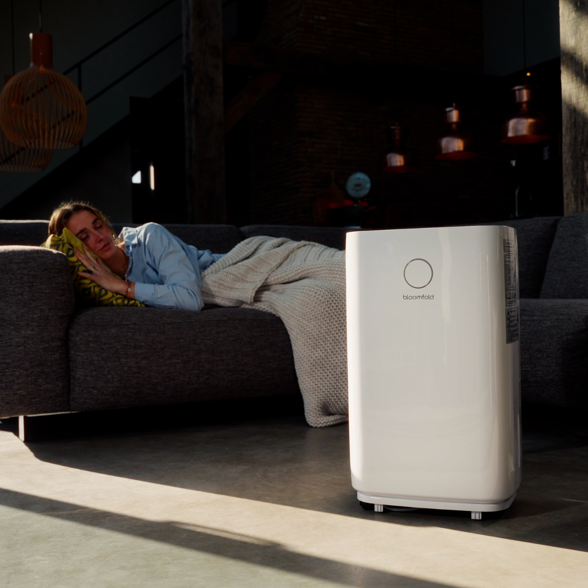 Warmte deken en luchtontvochtiger