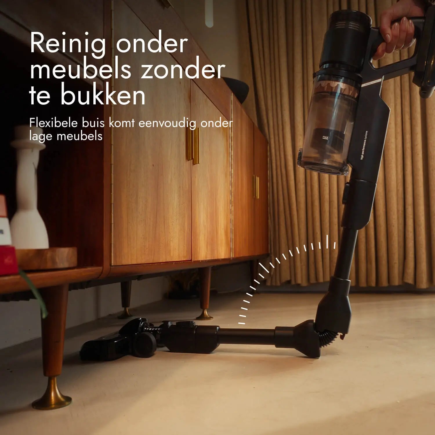 Steelstofzuiger Swift - tot 60 min accuduur