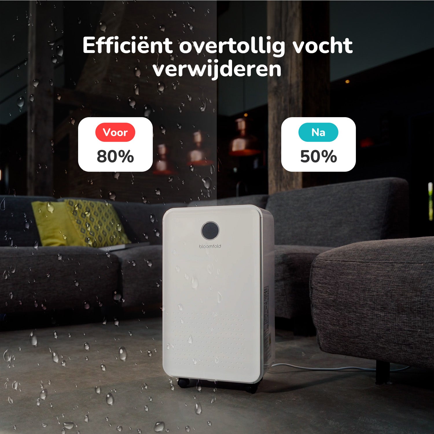 Luchtontvochtiger 16L Harmony
