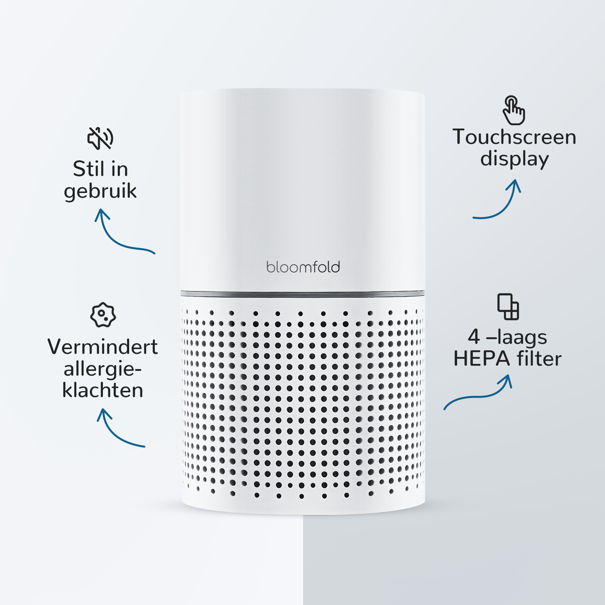 Dehumidifier 12L Halo + air cleaner aura