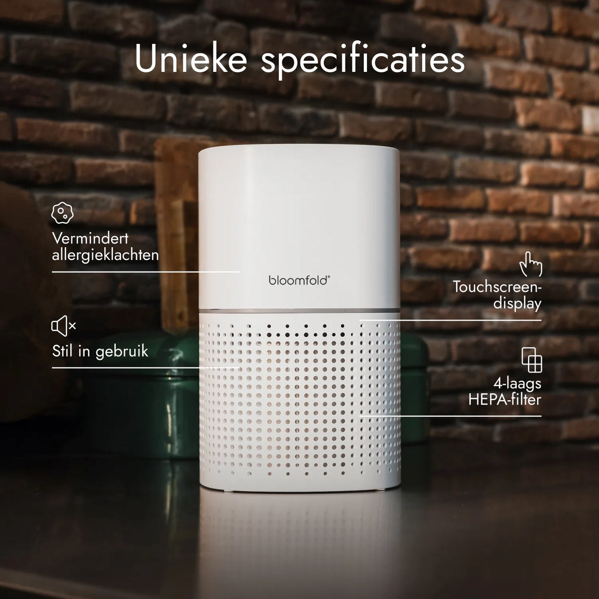 Déshumidificateur 12L Halo + hygromètre Pulse + purificateur d’air Aura