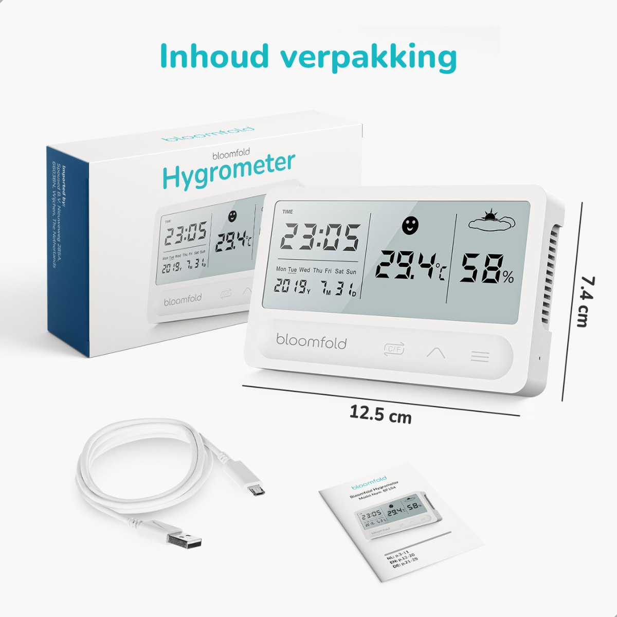 Bloomfold Hygrometer-BF104