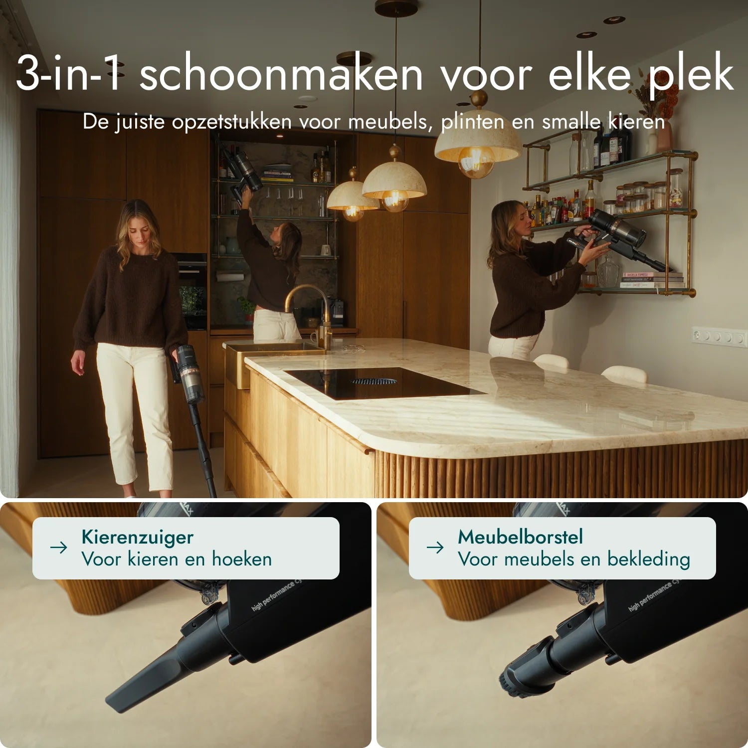 Steelstofzuiger Swift - tot 60 min accuduur