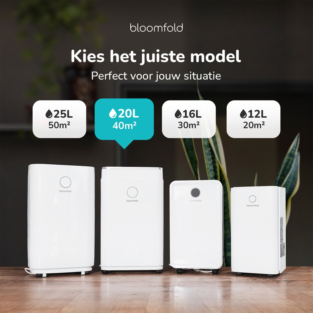 BloomfoldLuchtontvochtiger25LOrbit