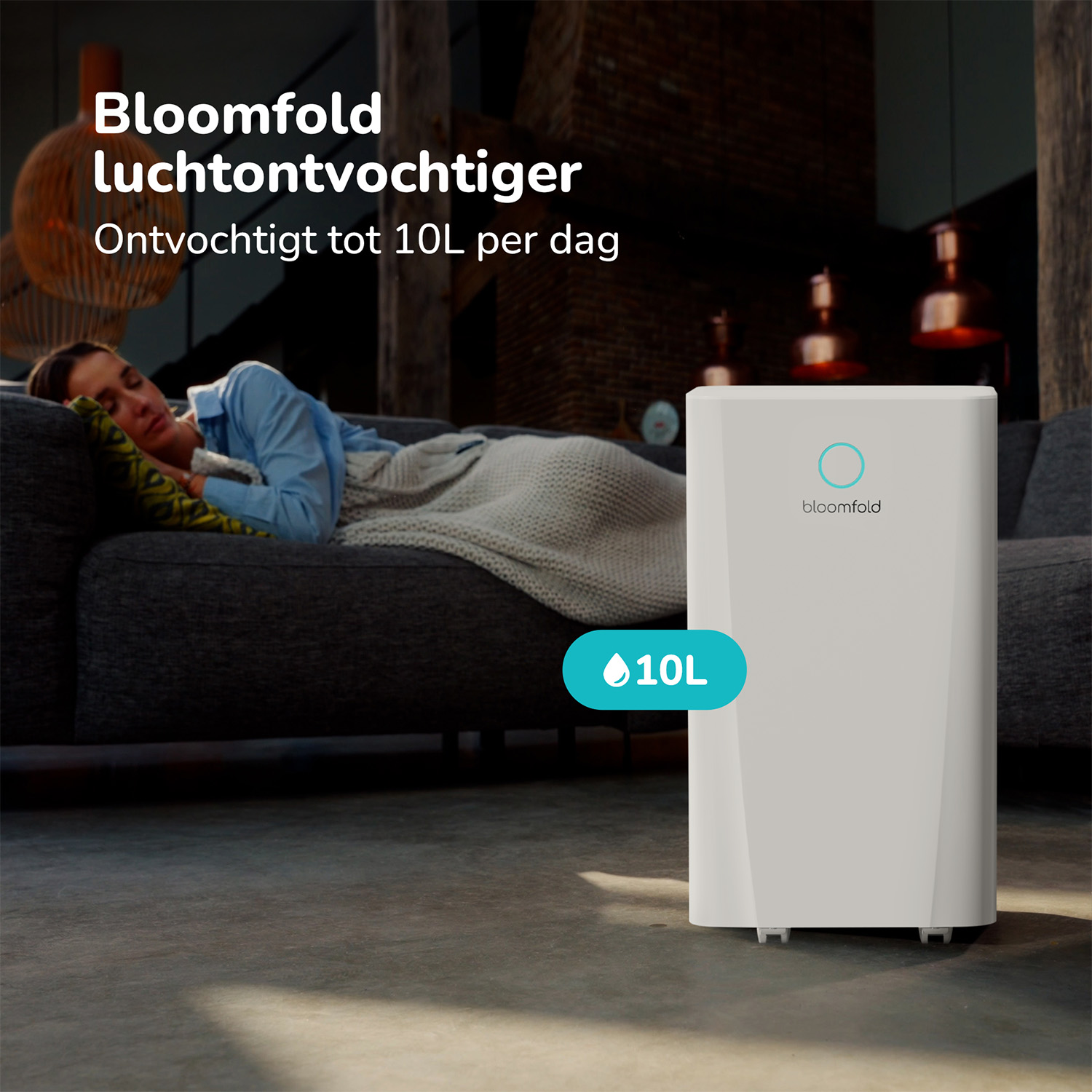 Bloomfold Luchtontvochtiger - 10L