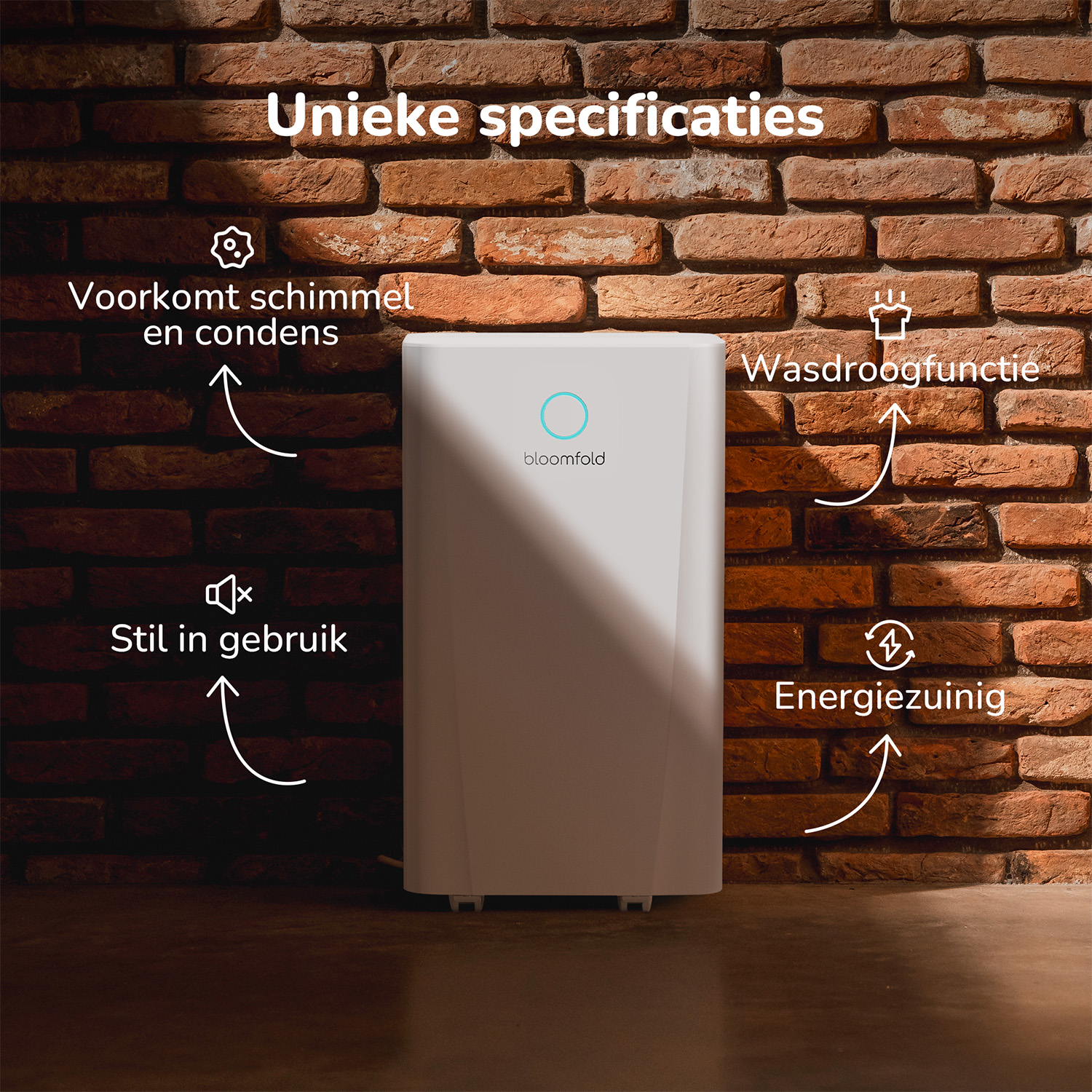 Bloomfold Luchtontvochtiger - 10L