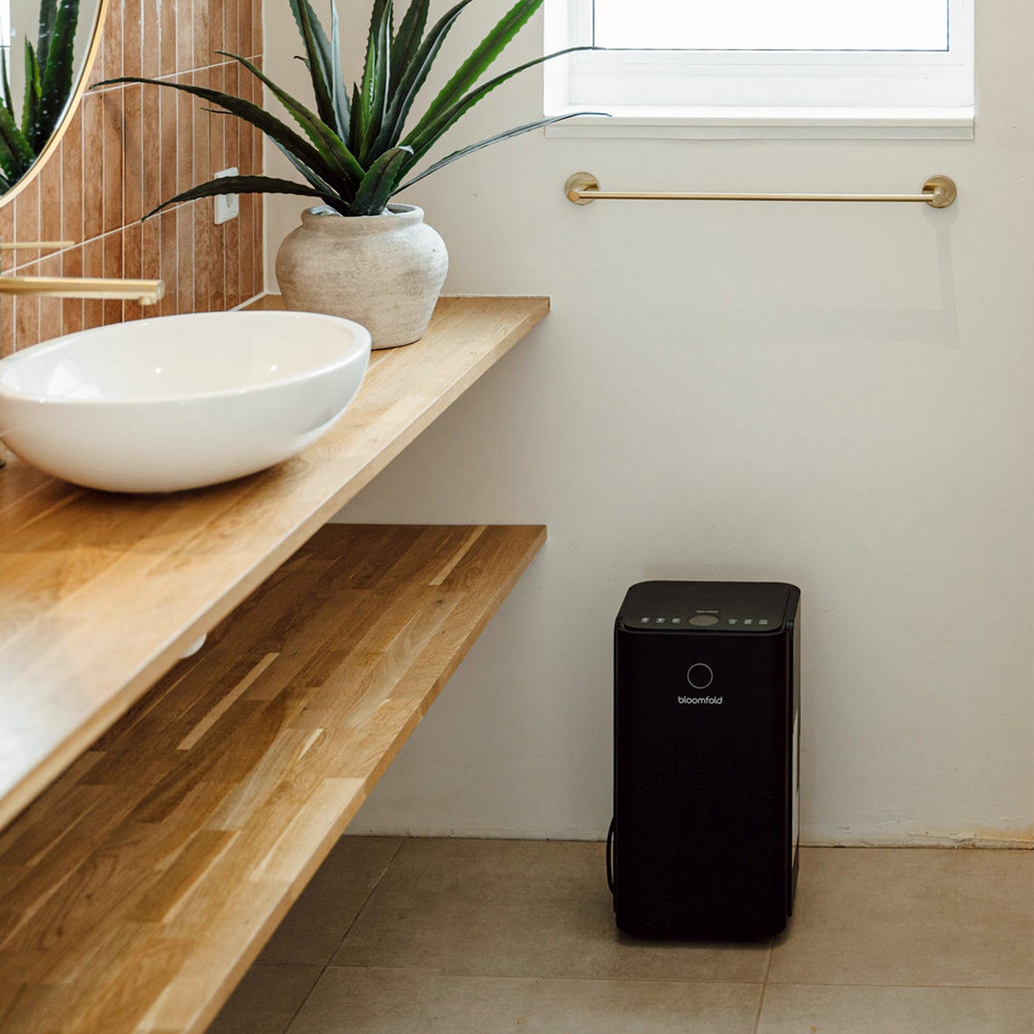 Luchtontvochtiger 12L Vivid - Zwart