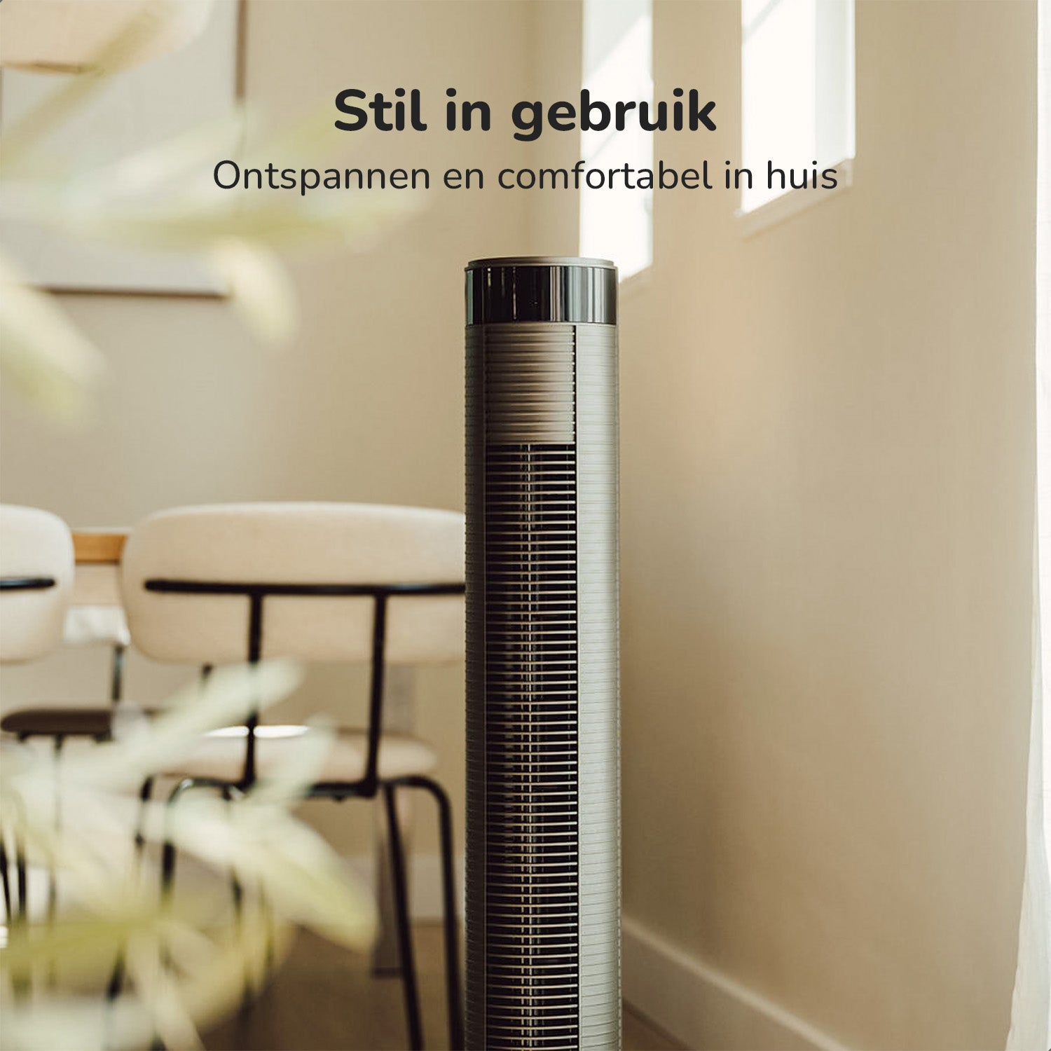 Flujo de aire del ventilador de torre
