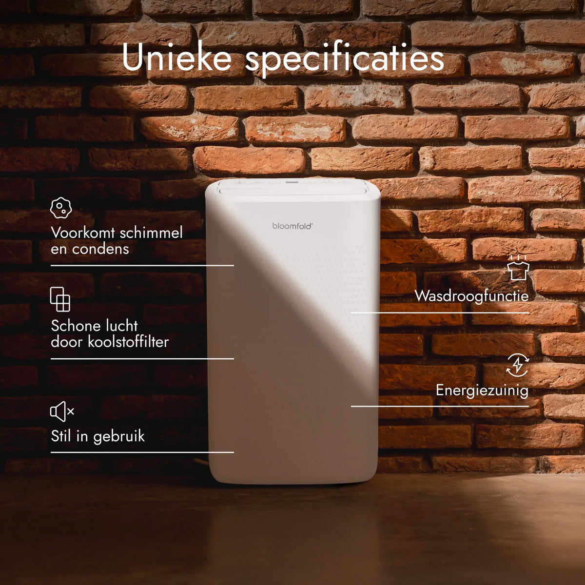 Bloomfold DryPure 12L Dehumidifier & Purifier