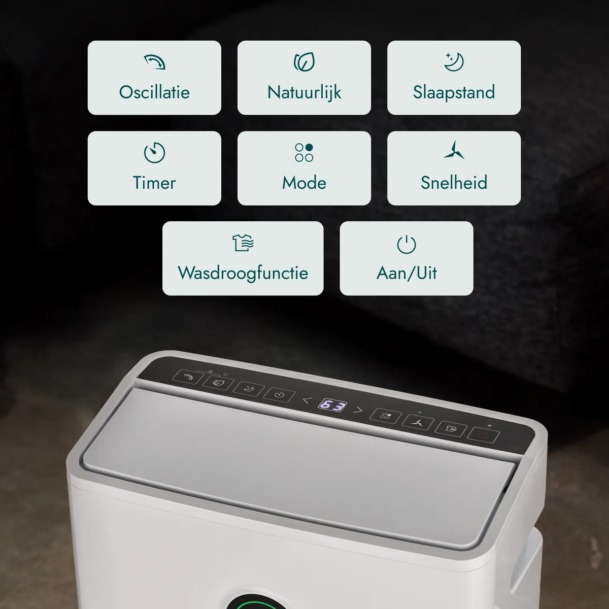 Bloomfold DryPure 20L Luchtontvochtiger & reiniger