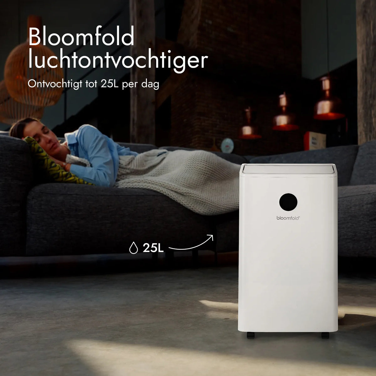 Bloomfold DryPure 25L Dehumidifier & Purifier