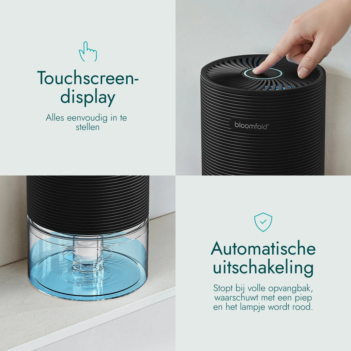 Bloomfold compact luchtontvochtiger 600ml
