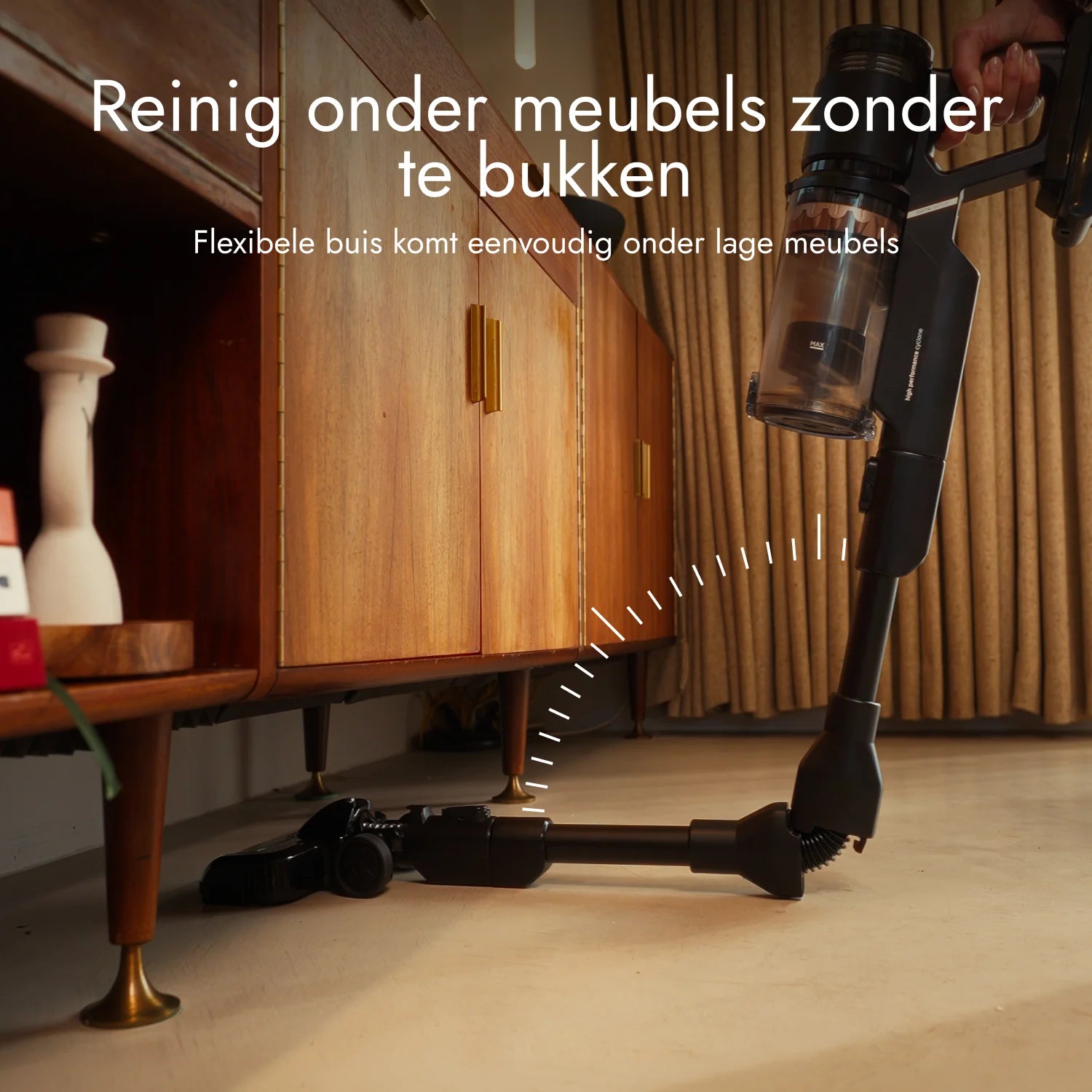 Steelstofzuiger Swift - tot 60 min accuduur