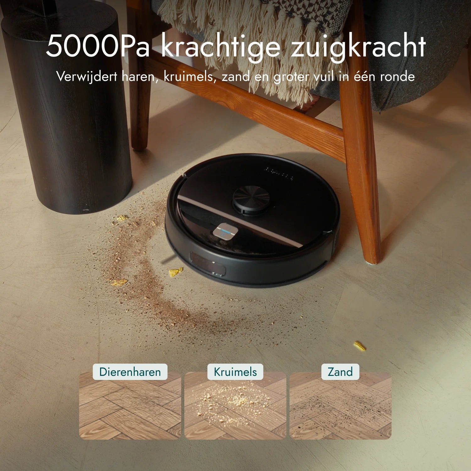 Robotstofzuiger Drift - 5000Pa