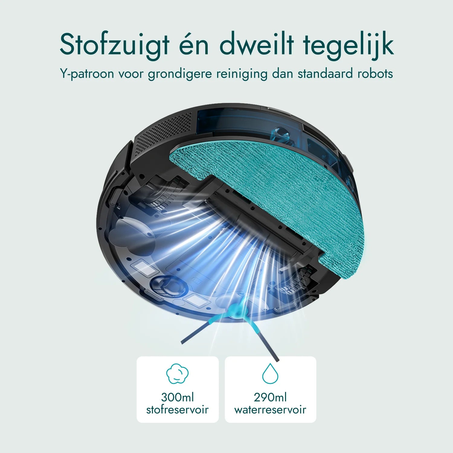 Robotstofzuiger Drift - 5000Pa