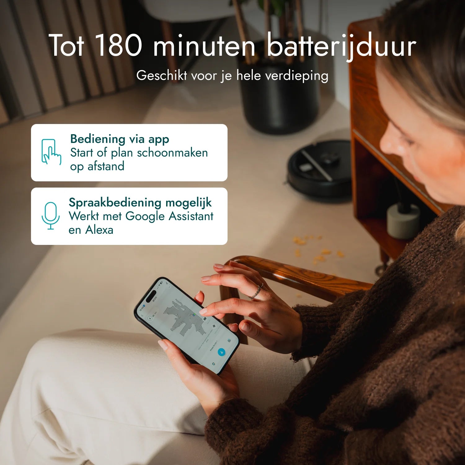 Robotstofzuiger Drift - 5000Pa