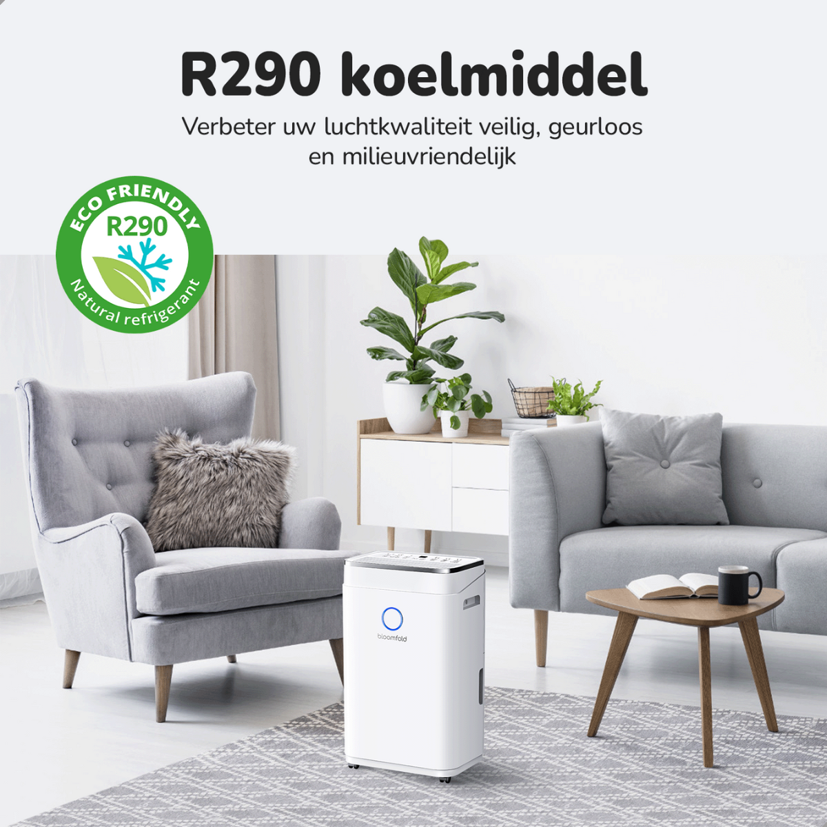 Bloomfold Luchtontvochtiger 20L