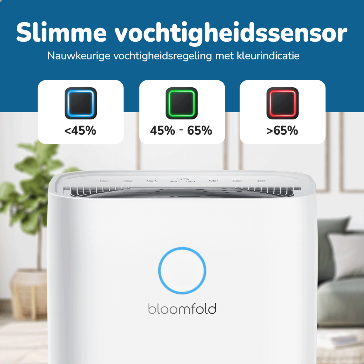 Bloomfold Luchtontvochtiger 20L