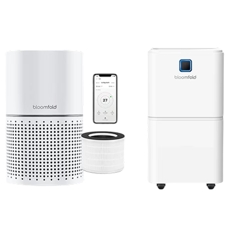 Dehumidifier 12L Halo + air cleaner aura